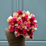 Bouquet melange de roses